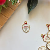 Santa Claus Enamel Craft Charm